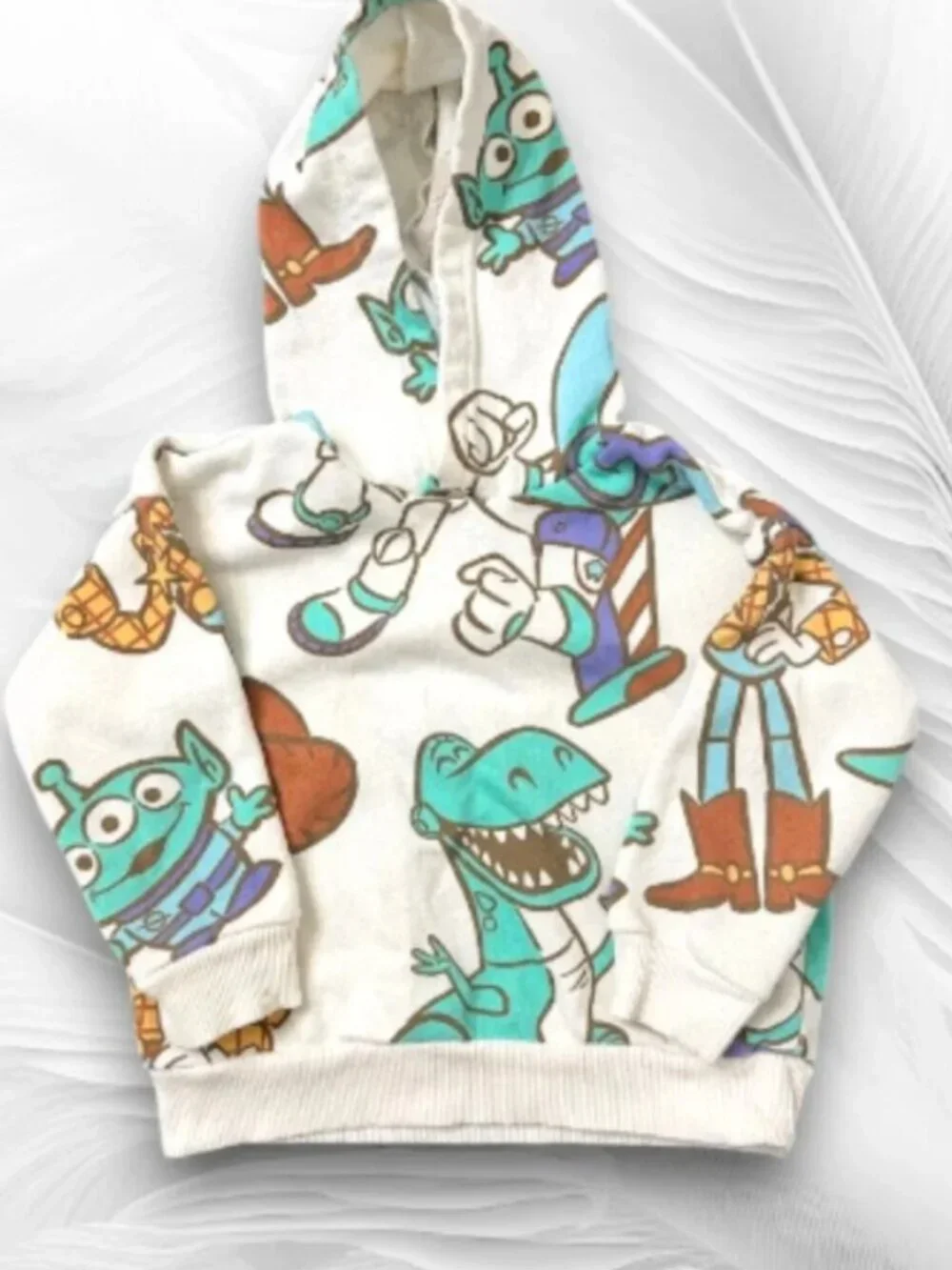 Toy Story Kids Hoodie Set Dinosaur Buzz Woody Outfit Jogger Pants Disney Pixar